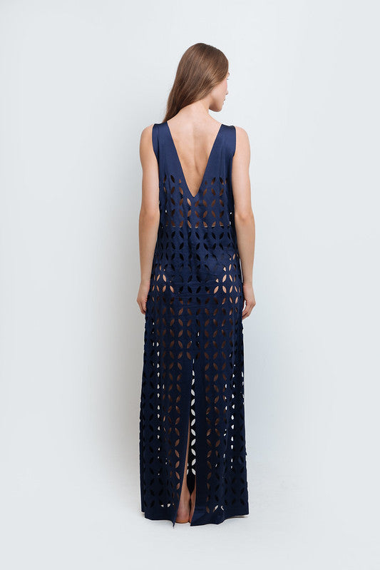 Noa Dress  Navy